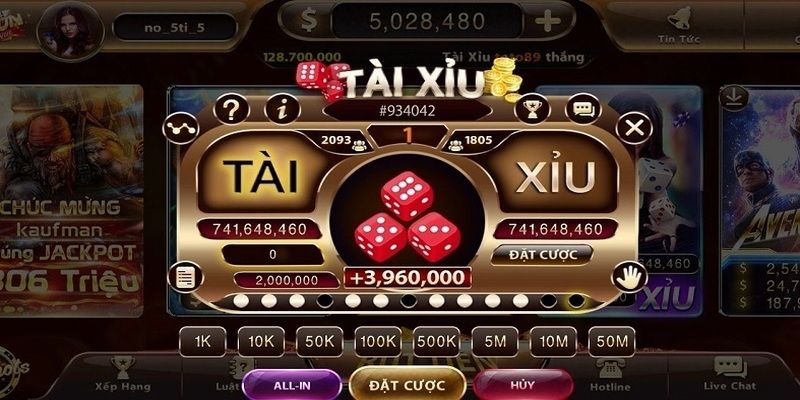 Mẹo chơi game Tài Xỉu ăn thưởng lớn